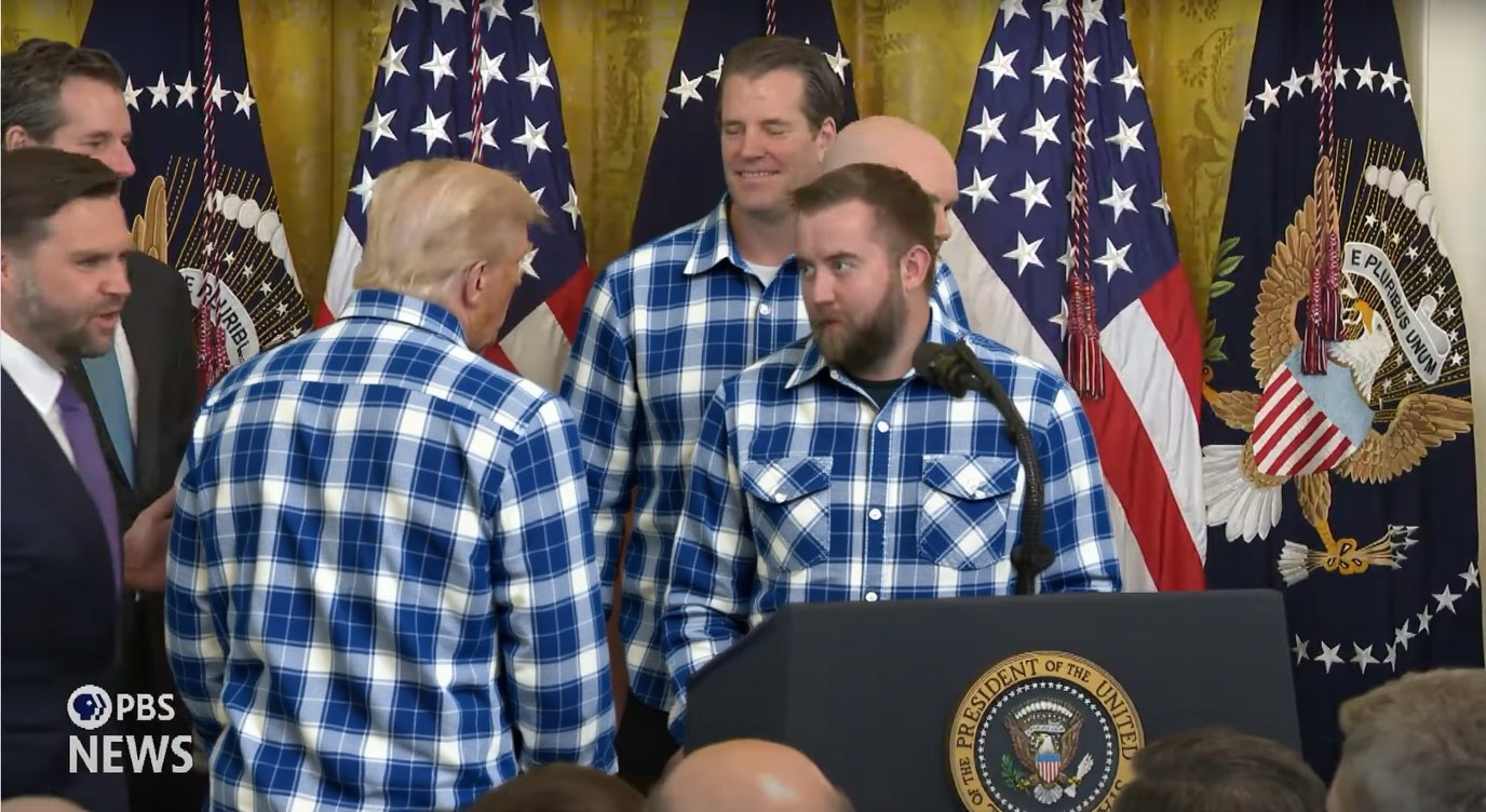 chainlink-meme-sergey-trump-plaidshirt