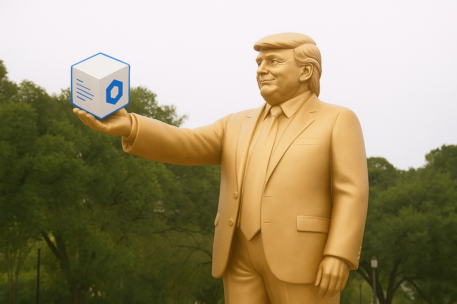 chainlink-meme-trump
